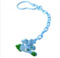 寶德 卡通動物造型玩嘴鏈夾 BD053A 藍色