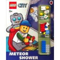 LEGO City: Meteor Shower Storybook with Minifigures and Accessories [精裝] (樂高城市：流星雨故事書及樂高磚塊)