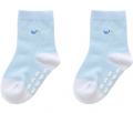 盛哲卡 可愛鳥防滑寶寶襪W1194 藍 0-2歲（5雙裝）