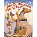 How Do Dinosaurs Play all Day? [平裝] (恐龍怎麼玩一天，附送貼紙)