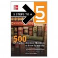 5 Steps to a 5 500 AP English Literature Questions to Know By Test Day [平裝]