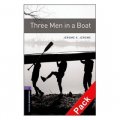 Oxford Bookworms Library Third Edition Stage 4: Three Men in a Boat (Book+CD) [平裝] (牛津書蟲系列 第三版 第四級: 三怪客泛舟記 （書附CD套裝))