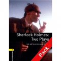 Oxford Bookworms Playscripts Stage 1: Sherlock Holmes Two Plays (Book+CD) [平裝] (牛津書蟲劇本系列 第一級 :福爾摩斯探案集2個短劇（書附CD套裝）)