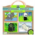 Green Start Wooden Puzzles - Animals at Home[Misc. Supplies] [平裝]