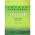 中國生態系統定位觀測與研究數據集‧農田生態系統卷‧廣西環江站（2005-2009）