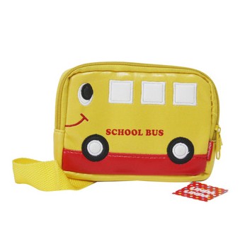 Lindalinda PU革卡通造型斜跨包 單肩包 黃車school bus 長27cm 寬12cm 高16cm