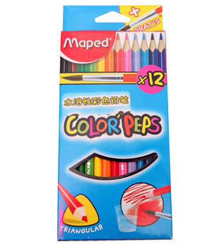 馬培德（Maped）AA836011 水溶性彩色鉛筆（12色）
