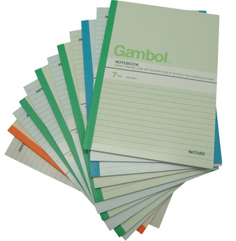 渡邊（Gambol） G5307 A5 30頁無線裝訂筆記本 12本/包