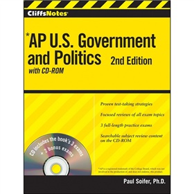 CliffsNotes AP U.S. Government and Politics, with CD-ROM, 2nd Edition [平裝] (Cliffsnotes 美國政府與政治 附光盤 第2版)