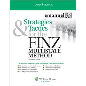 Strategies & Tactics for FINZ Multistate Method, Second Edition [平裝] (律師考試方法、策略與技巧)