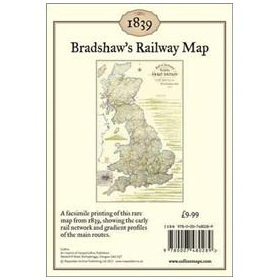 Bradshaw s Railway Map 1839: Wall Map [平裝]
