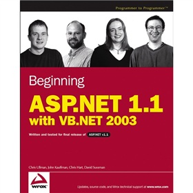 Beginning ASP.NET 1.1 with VB.NET 2003