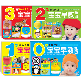 0-3歲寶寶早教掛圖（套裝全4冊）