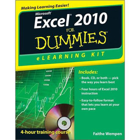 Excel 2010 eLearning Kit For Dummies