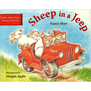 Sheep in a Jeep [Board Book] [平裝] (吉普車裡的羊)