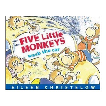 Five Little Monkeys Wash the Car [平裝] (五隻小猴子洗車)