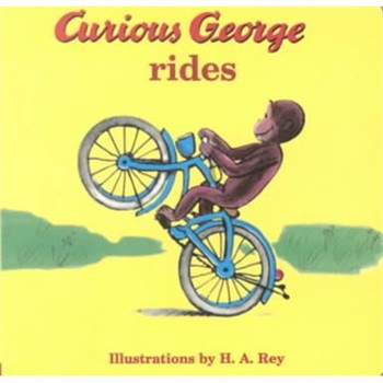 Curious George Rides(Board Book) [平裝] (好奇的喬治系列)