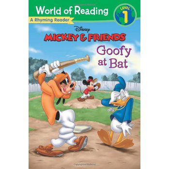 Mickey & Friends: Goofy at Bat: A Rhyming Reader (World of Reading, Level 1) [平裝]