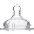 TUTU 仿母乳奶嘴大寬口（2只）-健康矽晶奶瓶專用AD-0263