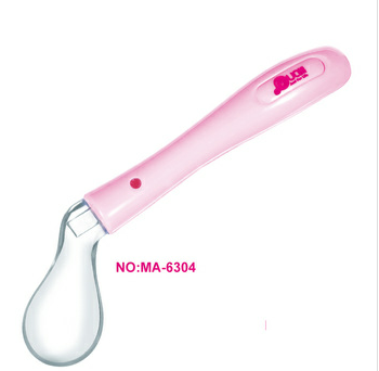 母愛寶寶湯匙彎頭安全矽膠彎頭耐高溫勺子專業寶寶嘴形設計MA-6304 - 點擊圖像關閉