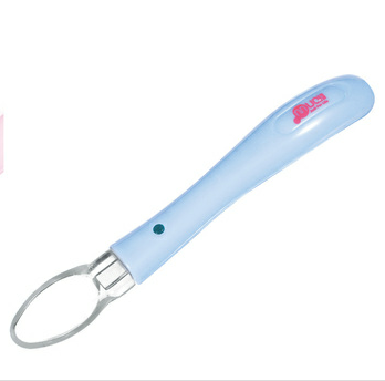 母愛嬰兒矽膠軟匙勺子三色無毒無味耐高溫寶寶餐具用品小號勺MA-6300 藍色 - 點擊圖像關閉
