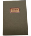 渡邊（Gambol） D10881 A5 80頁 仿皮本（橄欖色） 1本/包