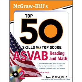 McGraw-Hill s Top 50 Skills For A Top Score: ASVAB Reading and Math with CD-ROM [平裝] - 點擊圖像關閉