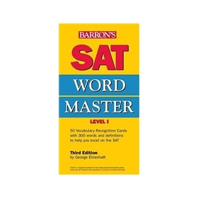 Sat Wordmaster, Level 1: 3rd Edition [Cards] [平裝] - 點擊圖像關閉