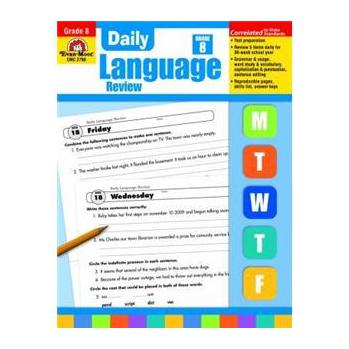 Daily Language Review, Grade 8 [平裝] - 點擊圖像關閉
